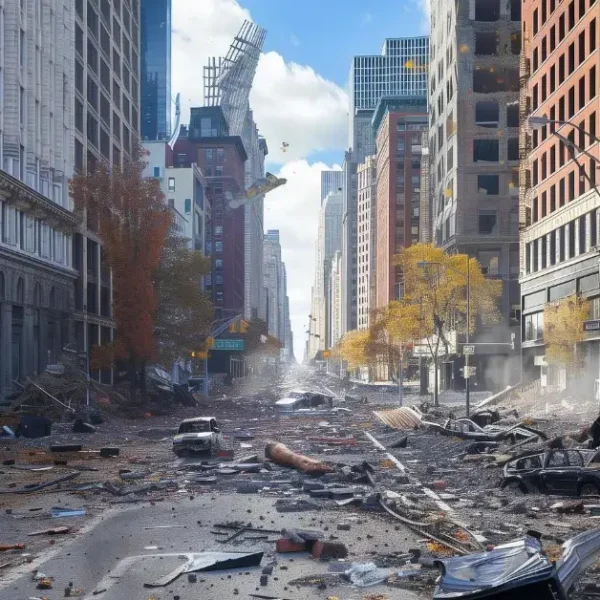 New York after Earthquake